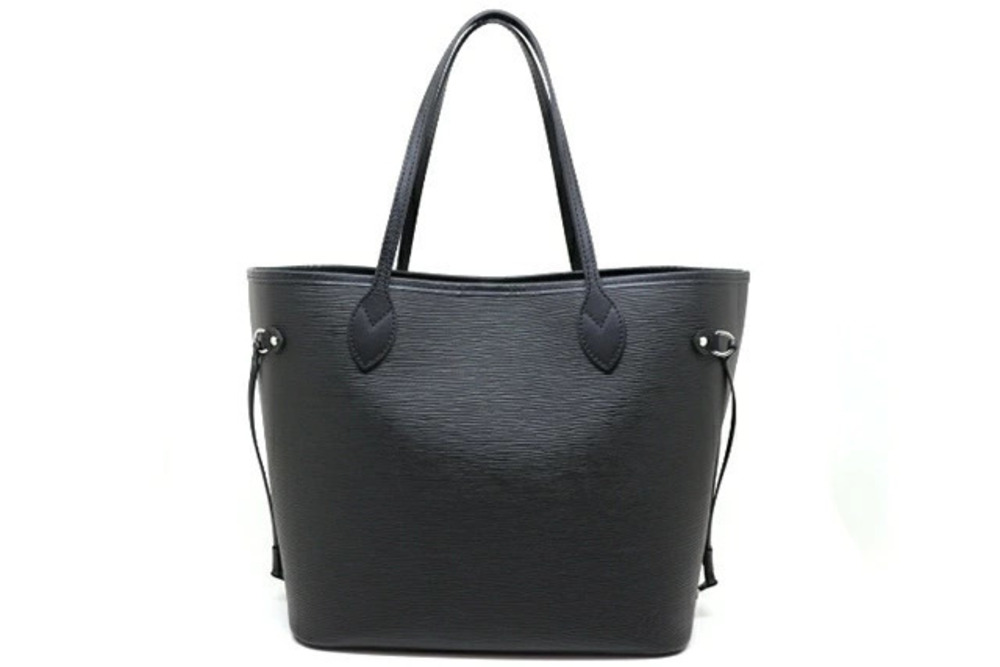 LOUIS VUITTON LV Neverfull Tote Bag Epi Noir Black